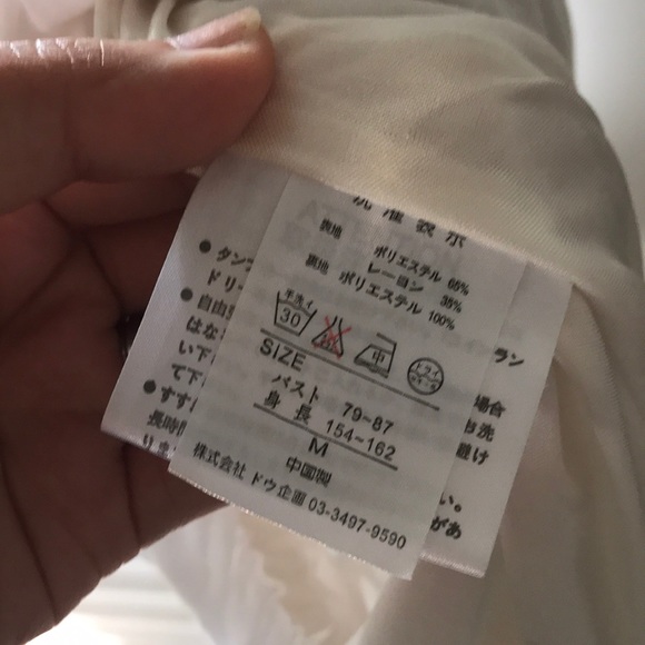 Sleeveless white tunic dress size M - Picture 4 of 6